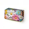 Nueva Bolsa de Maquillaje con Estampado de Flores 3D Lona Estampado a Doble Cara Bolsa de Almacenamiento de Gran Capacidad Bolso Lindo para Mujeres Venta al por Mayor