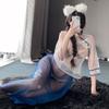 Túnica antigua de Lin Linting, ropa interior sexy, uniforme Hanfu para mujer, tentación, coqueteo, pijamas de cama caliente 2057