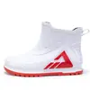 Botas de Lluvia Transfronterizas Botas de Lluvia para Hombre Impermeables Antideslizantes Resistentes Zapatos de Agua para Pesca para Llevar al Aire Libre Cocina Exterior Zapatos de Goma de Trabajo de Suela Gruesa