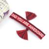 Accesorios Creativos para el Día del Padre Moda Bordado Iloveyoudaddy Letras Inglesas Pulseras para Hombres Regalos Festivos