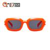 Caja Personalizada Gafas de Sol Verano Nuevo Gafas de Sol de Moda Cyber Celebridad Corrugado Hip Hop Gafas de Sol 2206