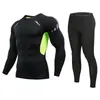 Ropa de fitness con forro polar para hombre, que incluye ropa para entrenamiento de baloncesto, carreras matutinas, prendas de compresión de secado rápido y conjuntos de alta elasticidad para correr y entrenar en el gimnasio.