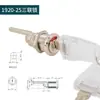 Gaveta de mesa de escritório armário de arquivo de ferro três cabeças de cilindro de fechadura longa intertravadas acessórios fechadura de três vias frontal de 16 núcleos