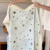 Manta cálida de ocio de lana de cordero de dibujos animados, manta suave y esponjosa de terciopelo de leche amigable con la piel, manta de felpa de forro polar coral