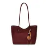 Bolsa de mão grande e moderna para mulheres 2026 novo modelo simples bolsa tote de moda diária bolsa de ombro de grande capacidade moderna