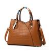 Bolso Grande de Moda Transfronterizo para Mujer 2026 Nuevo Bolso Vintage con Patrón de Piedra Gran Capacidad Bolso Cruzado