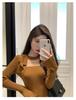Suéter de Punto con Parches de Malla y Lazo para Mujer, Nuevo Estilo Otoño e Invierno 2026, Top Dulce y Picante de Puro Deseo para Chicas