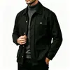 Comercio Exterior Transfronterizo Wholesale Otoño Nuevo Chaqueta para Hombre Tallas Grandes Solapa Multibolsillos Moderna Versátil Chaqueta de Trabajo Hombre