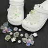 Zuecos Lindos y de Moda Estilo Ins Accesorios DIY Hebillas de Zapato Desmontables Flor de Zapato de Ballet Dibujos Animados 3D Accesorios