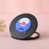 Espelho de Maquiagem Portátil, Espelho Portátil Criativo de Desenho Animado, Espelho Redondo Dupla Face Flip-Top Fofo Pequeno, Pequeno Presente para Meninas, Atacado