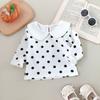 Camiseta Superior para Niña Ropa de Primavera y Otoño Camiseta Infantil Camisa con Cuello de Muñeca Camiseta Base de Manga Larga para Bebés Camiseta Versátil