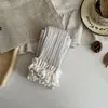 Novedad Otoño Medias para Niños Estilo Coreano Rayas Anchas Encaje Grande Longitud al Tobillo para Niñas Ropa Exterior para Bebé Calcetines Leggings