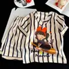 Pijama para Niñas, Nuevo de Verano para Niños de Seda de Hielo Delgado Cuello en V Dibujos Animados Conjunto de Ropa para el Hogar con Aire Acondicionado para Niños