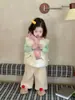 Ropa para Niños Estilo Otoño/Invierno Engrosada Bebé 2026 Nuevo Estilo Coreano Ropa Infantil Chaleco de Algodón Conjunto de Capa Base para Niñas