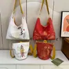 Bolso de cubo casual de temporada lona bolso de hombro para mujer bolso de mano portátil para viajes casual