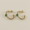 Traje de joyería simple de acero de titanio transfronterizo de 18k para mujer, anillo de circonita de acero inoxidable INS, pulsera de alta gama, joyería al por mayor