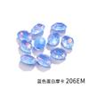 Atacado Transfronteiriço Série Oval Proteína Mocha Joias de Diamante de Cristal Roupa Pulseira Brincos Material Artesanal Diamante de Vidro