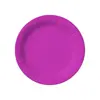 Plato de Papel Grueso Desechable de Color Sólido Transfronterizo, Vajilla para Mesa de Pastel, Fiesta de Cumpleaños, Diseños Redondos de Plato de Papel para Fiesta