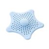 Ralo de Chão Criativo Estrela de Cinco Pontas Filtro Anti-Entupimento para Pia de Cozinha Banheiro Estrela do Mar Silicone Material Tpr