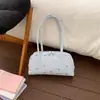 Bolsa Feminina de Grande Capacidade para o Verão de 2026, Nova Bolsa de Ombro/Axila Casual de Comércio Exterior Transfronteiriço, Bolsa Almofada Texturizada para o Dia a Dia