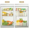 Caja de Almacenamiento para Puerta Lateral de Refrigerador Huevo Grado Alimenticio Jengibre Caja para Conservar Frescura Almacenamiento Interno Lateral para Hogar Artefacto para Congelar Cocina
