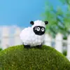 Novos fofos ovelhas brancas micro paisagem vasos pequenos enfeites cordeiro de desenho animado decorativo diy acessórios