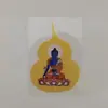 Cabaça Estilo Folha de Bodhi Natural Tesouro da Riqueza, Buda da Medicina, Passa em Todos os Exames Garantido, Cem Bênçãos, Moldura de Quadro Pendurado Pintura Thangka Atacado