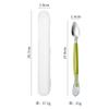 Cuchara Dosificadora Suplemento Alimenticio para Bebé Acero Inoxidable 304 Doble Propósito Cuchara para Frutas Trituradas de Entrenamiento para Bebé Venta al por Mayor