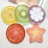 Brillo Fluorescente Fino Fruta Artificial Plato Accesorios de Resina Pegamento Crema Adornos DIY Accesorios para el Cabello Casa de Muñecas Llavero Colgante