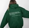 Comércio Exterior Suéter Feminino Forrado com Lã Estampa de Letra Slogan Bolso Canguru Cordão Moletom Estampado Oversized