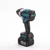 Llave de impacto eléctrica sin escobillas de batería de litio transfronteriza, torque recargable, soporte de pistola de aire, herramienta de reparación de automóviles de alta resistencia, llave de impacto eléctrica