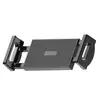 Novo Suporte de Mesa para Tablet com Braçadeira de Duplo Puxador e Suporte para Celular, Cabeça de Bola de 17mm, Base de Grampo Universal para Tablet