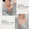 Collar Nuevo Estilo Verano con Lazo, Gama Alta y Lujo Ligero para Mujer, Versátil para el Uso Diario, Cadena para Clavícula Estilo Línea, Exclusivamente para Ventas Transfronterizas