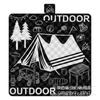 Esterilla de Picnic Ultrasónica Impermeable para Exteriores Lavable a Máquina Personalizable OEM Esterilla a Prueba de Humedad Esterilla de Piso Manta Estilo Campamento Esterilla para Tienda