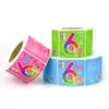 Pegatinas Autoadhesivas para Agua Mineral Estampado en Caliente Tipo Rollo, Estampado en Frío Mate, Impresión a Doble Cara, Eliminación de Adhesivo, Etiquetas Plegables de Doble Capa Multicapa