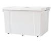 Caja de almacenamiento de plástico extragrande, organizador de ropa para el hogar, juguetes, caja de almacenamiento gruesa con ruedas, caja de almacenamiento tipo baúl.