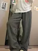 Pantalones de pijama a cuadros altos alargados para mujer de verano 105 cm pantalones sueltos de pierna ancha pantalones para caminar 110 cm de largo