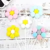 Decoração de Bolo de Aniversário Plug-in Flor Pom Pom Bola de Cabelo Buquê Cartão Criativo DIY Decoração de Menina