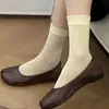 Calcetines de Dedos Separados para Mujer para Primavera y Verano, Calcetines de Seda hasta la Pantorrilla, Calcetines Holgados de Verano, Calcetines de Dos Dedos, Calcetines de Pezuña de Cerdo, Calcetines para Chanclas