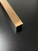 Barras de Oro de Titanio, Líneas Decorativas de Titanio Negro, Canales en Forma de U de Aleación de Titanio, Tiras de Borde de Canal en U de Acero Inoxidable, Techo de Pared de Fondo de TV