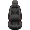 Cojín para Asiento de Coche de Piel Napa Hecho a Medida para Todas las Estaciones, Funda de Asiento de Piel de Cobertura Total para Asiento Individual/Doble, Cojín para Asiento de Coche Completo de Cinco Plazas