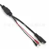 Enchufe para Remolque de Coche Americano Línea de Remolque 1 a 2 Enchufe SAE de Dos Núcleos Cable de Alimentación para Coche Línea Conector 1 Punto 2