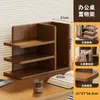 Suporte para documentos, organizador de mesa estilo vintage, estante organizadora vertical de vários andares para livros e documentos de escritório