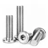 Tornillo de cabeza plana biselada de acero inoxidable 304, perno para muebles, tornillo de cabeza hexagonal invertida M2-M12