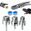 Herramienta de Roscado para Tuberías de Hilo Interno y Externo, Herramienta de Roscado Integrada para Tuberías PPR de 1/2 Pulgada y 3/4 Pulgada, Juego de Macho y Terraja