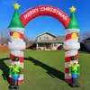 Decorações de Natal Brilhantes Atacado Arco Artesanato Inflável Festival Modelos de Ar Ornatos de Atmosfera