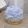 Hilo de mohair mezclado a mano con textura de pelo, hilo especial para bolsos de bricolaje, color caramelo, suave para sombreros hechos a mano, hilo para suéteres de ganchillo