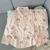Otoño/Invierno 2026 Celebridad de Internet Múltiples Estilos Algodón Nube Delgado Dulce Pijama Manga Larga Pantalón Largo Ropa de Casa Conjunto de Dos Piezas