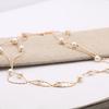Sun Yun cadena de suéter estilo coreano de doble cadena con imitación de perlas collar delicado elegante exquisito venta al por mayor mixta entrega de una sola pieza