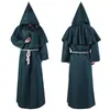 Disfraz de cosplay de Halloween transfronterizo, monje medieval, monja, mago, sacerdote, padrino, sacerdote, dios de la muerte, disfraz de cosplay